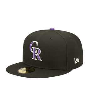 New Era Colorado Rockies 59Fifty Cap Schwarz - schwarz