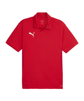 PUMA teamGOAL Poloshirt Rot F01 - rot