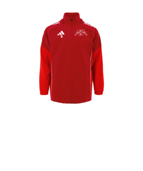 Veste de pluie adidas Tiro 25 Competition enfants rouges