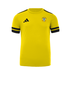 adidas Squadra 25 Camiseta Amarillo juego/entreno con dorsal 