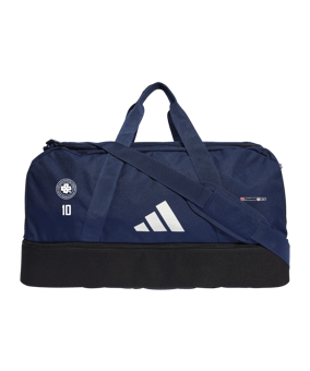 adidas Tiro League Duffel Bag Gr. M Blau Weiss