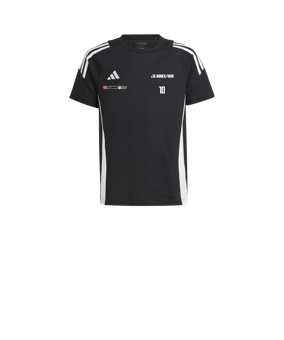 adidas Tiro 24 T-Shirt Kids Schwarz Weiss