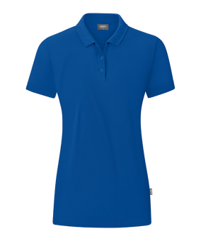 JAKO Organic Polo Shirt Damen Blau F400