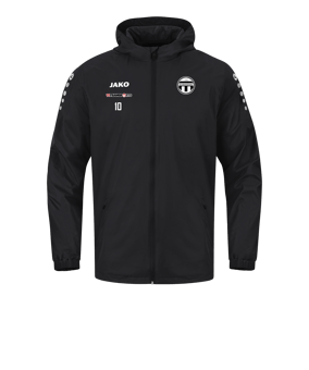 JAKO Team 2.0 Allwetterjacke Kids Schwarz F800