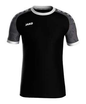 JAKO Iconic Trikot Kids Schwarz Grau F801 - schwarz