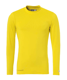 uhlsport Baselayer Unterhemd langarm F16 - gelb