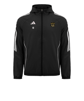Veste coupe-vent adidas Tiro 24 noire blanche 