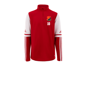 adidas Squadra 25 HalfZip Sweatshirt Kids Rot