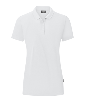 JAKO Organic Poloshirt Damen Weiss F000 - weiss