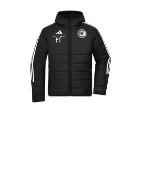 adidas Tiro 24 Winterjacke Kids Schwarz Weiss