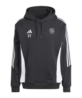 adidas Tiro 24 Hoody Schwarz Weiss