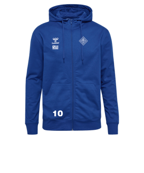 Hummel GO 2.0 Kapuzenjacke Blau F7045