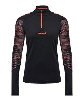 Hummel Blaze Pro Training Half Zip Sweatshirt Schwarz F2442 - schwarz