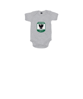 Merch Baby Body Heather Grey Melange | #logo4c