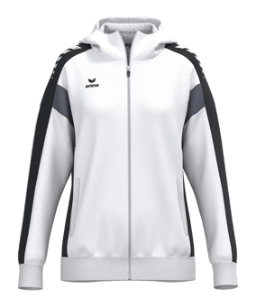 Erima Celebrate 125 Kapuzenjacke Damen Weiss - weiss