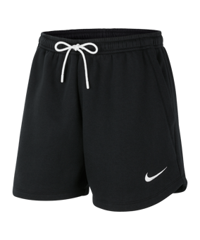 Nike Park 20 Fleece Short Damen Schwarz Weiss F010 - schwarz