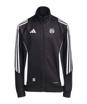 adidas Tiro 24 Trainingsjacke Kids Schwarz Weiss