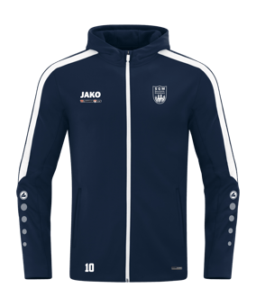 JAKO Power Kapuzenjacke Blau F900