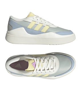 adidas Osade Damen Weiss Gelb Blau - weiss