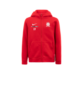 Nike Park 20 Fleece Kapuzenjacke Kids Rot F657