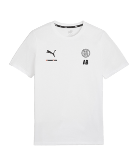 PUMA teamGOAL Casuals T-Shirt Weiss F04