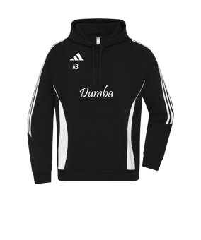 adidas Tiro 24 Hoody Schwarz Weiss