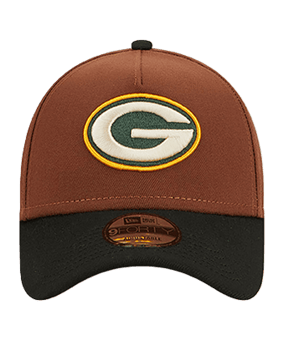 New Era Green Bay Packers Harvest 9Forty Cap Braun - braun