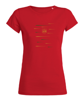 Stanley & Stella Expresser 2.0 T-Shirt Damen Rot | #lines