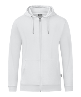JAKO Organic Kapuzenjacke Weiss F000