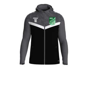 JAKO Iconic Kapuzenjacke Kids Schwarz F801