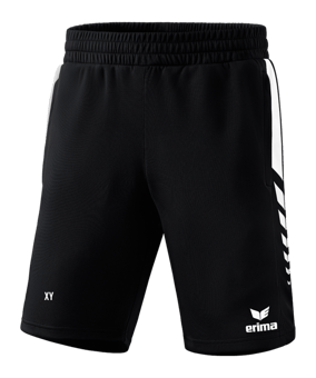 Erima SIX WINGS Short Schwarz Weiss