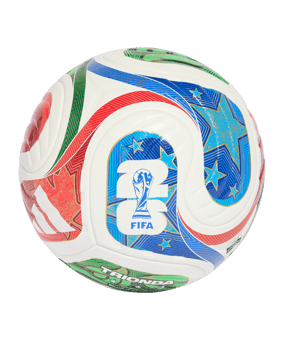 adidas World Cup 26 Trionda Pro Spielball Weiß - weiss