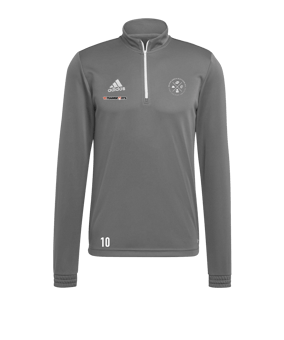 adidas Entrada 22 HalfZip Sweatshirt Grau