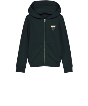 Merch Mini Cultivator 2.0 Zip-Hoodie Kids Black | #justlogo4c