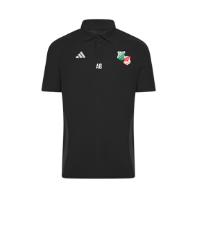 adidas Tiro 24 Comp Poloshirt Schwarz Grau