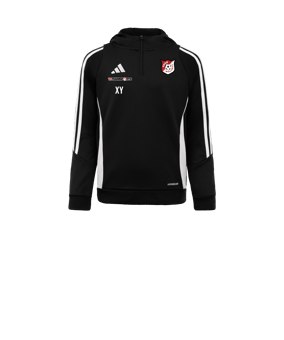 adidas Tiro 24 Hoody Kids Schwarz Weiss
