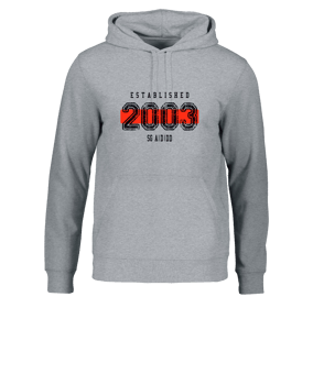 Merch Drummer 2.0 Hoody Heather Grey | #established