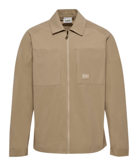 Hummel Sorona Loose Overshirt Sweatshirt Braun F8173 - braun