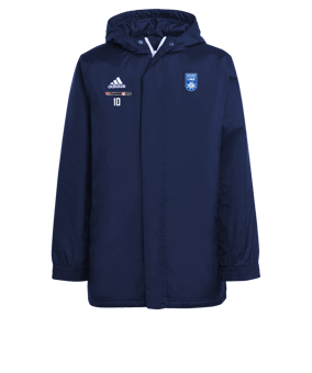 adidas Entrada 22 Stadium Jacke Blau