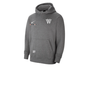 Nike Park 20 Fleece Hoody Kids Grau Weiss F071