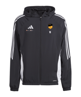 adidas Tiro 24 Windbreaker Schwarz Weiss