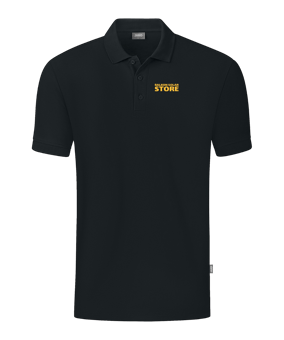 JAKO Organic Polo Shirt Schwarz F800