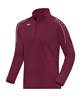 JAKO Classico Ziptop Dunkelrot F14