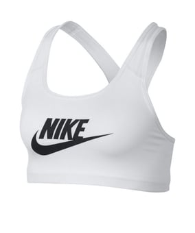Nike Futura Swoosh Bra Sport-BH Damen Weiss F100 - weiss