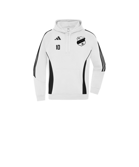 adidas Tiro 24 Hoody Kids Weiss Schwarz