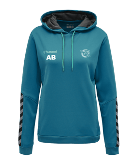Hummel Authentic Poly Hoody Damen Türkis F8745