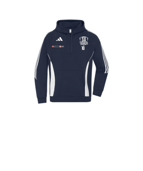 adidas Tiro 24 Hoody Kids Blau Weiss