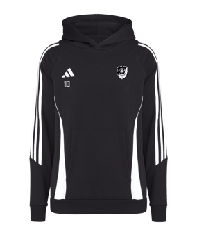 adidas Tiro 24 Hoody Kids Schwarz Weiss