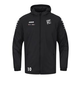 JAKO Team 2.0 Allwetterjacke Schwarz F800