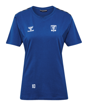 Hummel AUTHENTIC CO T-Shirt Damen Blau F7045